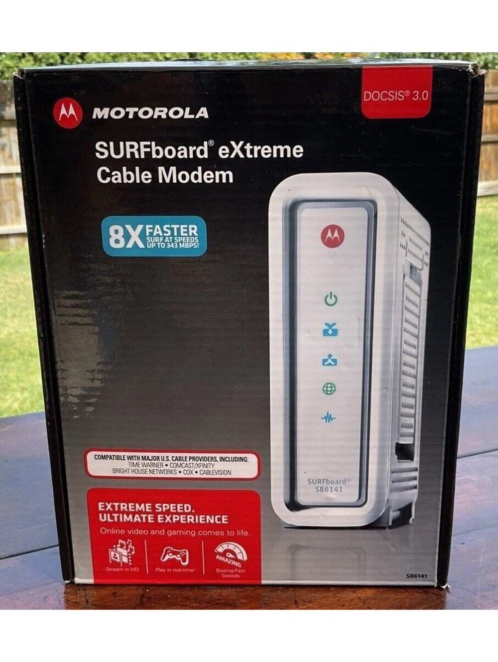 Motorola SURFboard SB6141 DOCSIS 3.0 Cable Modem 343 Mbps